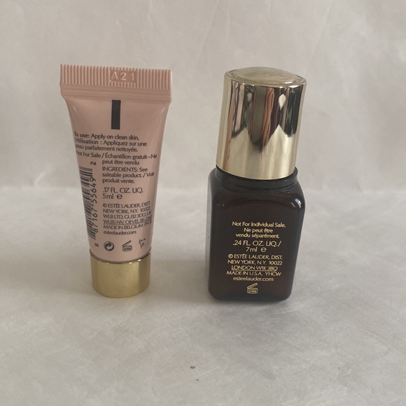 ESTEE LAUDER Aqua Brilliance Primer & Advanced Night Repair Travel Purse Sizes - Picture 2 of 7